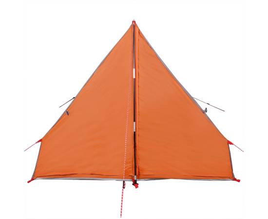 Cort camping cu cadru a 2 persoane, gri, impermeabil, 7 image