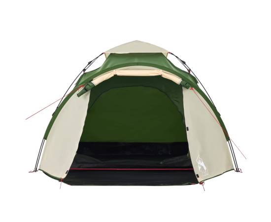 Cort de camping cupolă 3 persoane, setare rapidă, verde, 8 image