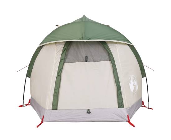 Cort de camping cupolă pentru 1 persoană, verde, impermeabil, 6 image
