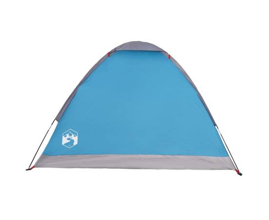 Cort de camping cupolă pentru 2 persoane, albastru, impermeabil, 8 image