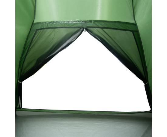 Cort de camping cupolă pentru 4 persoane, verde, impermeabil, 10 image