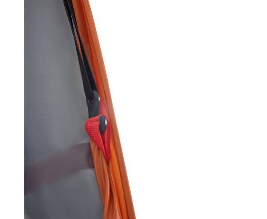Cort de intimitate pop-up, gri și portocaliu, impermeabil, 10 image