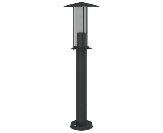 Lampă exterioară de podea, negru, 60 cm, oțel inoxidabil, 5 image