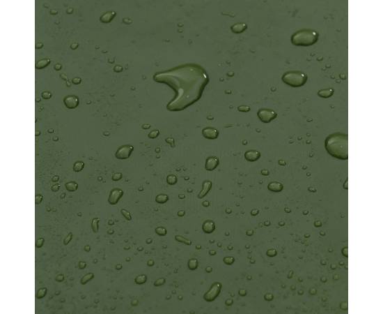 Poncho de ploaie cu glugă, design 2 în 1, verde, 223x145 cm, 8 image
