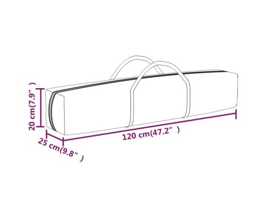 Cort pliabil pentru petrecere, antracit, 3x3 m, 9 image