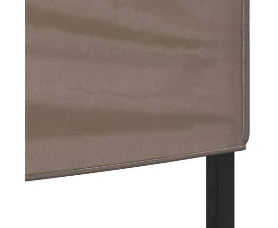 Cort pliabil pentru petrecere, gri taupe, 2x2 m, 4 image