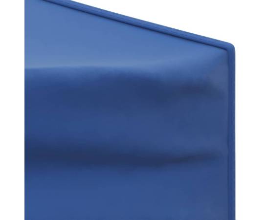 Cort pliabil pentru petrecere, pereți laterali, albastru, 3x3 m, 5 image
