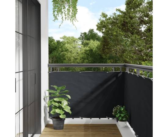 Prelată pentru balcon din țesătură oxford, 90x600cm, antracit