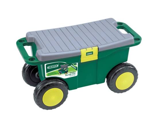 Draper tools cărucior de unelte grădină și scaun verde 56x27,2x30,4 cm