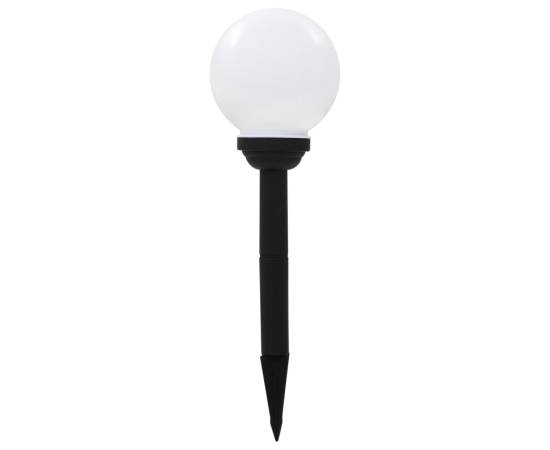 Lămpi solare de exterior cu led, 4 buc., 15 cm, rgb, sferic, 2 image