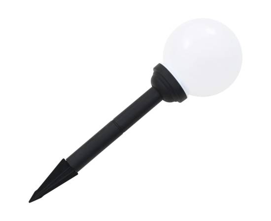 Lămpi solare de exterior cu led, 4 buc., 15 cm, rgb, sferic, 7 image