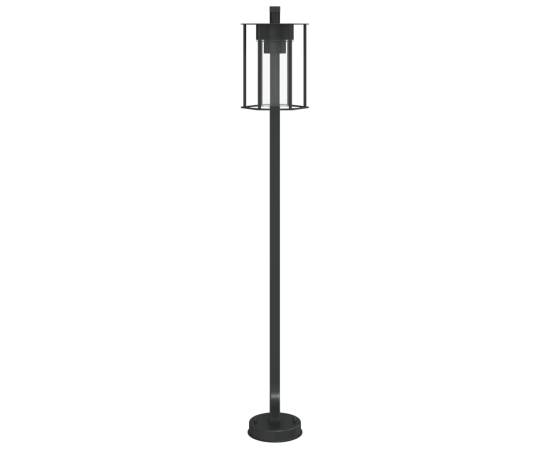Lampă exterioară de podea, negru, 100 cm, oțel inoxidabil, 4 image