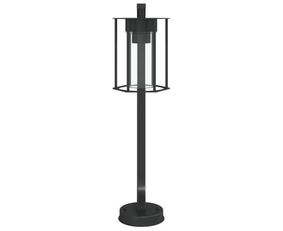 Lampă exterioară de podea, negru, 60 cm, oțel inoxidabil, 4 image