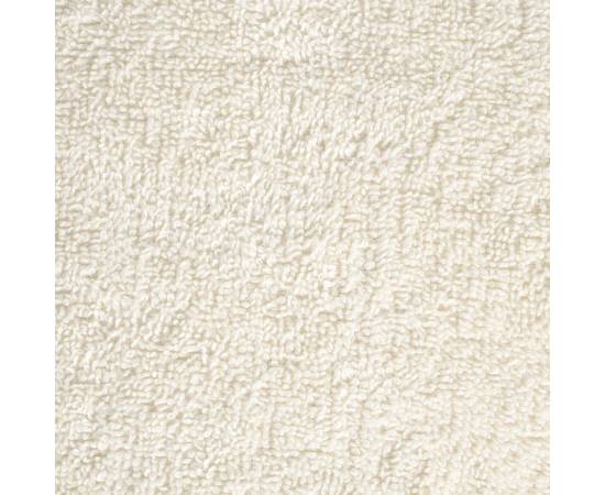 Prosoape mâini premium 10 buc crem 30x30 cm 600 gsm 100% bumbac, 5 image