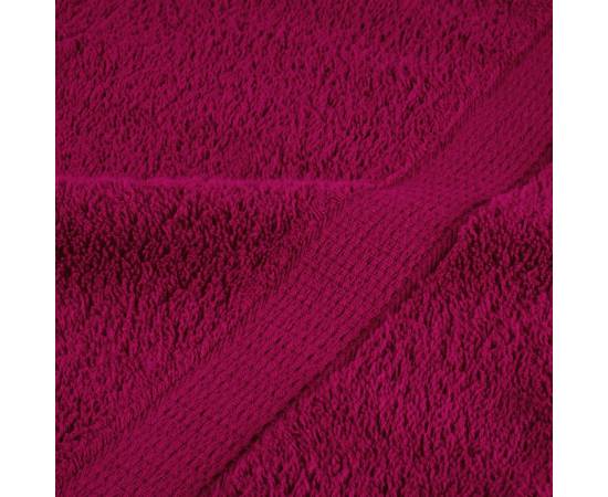 Prosoape premium 10buc roșu bordo 100x200cm 600gsm 100% bumbac, 7 image