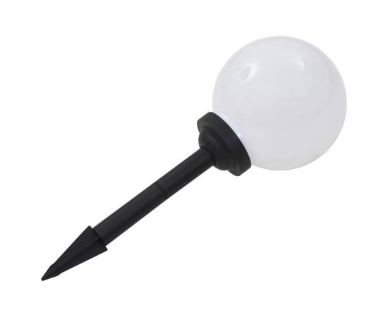 Lămpi solare de exterior cu led, 3 buc, 20 cm, rgb, sferic, 7 image