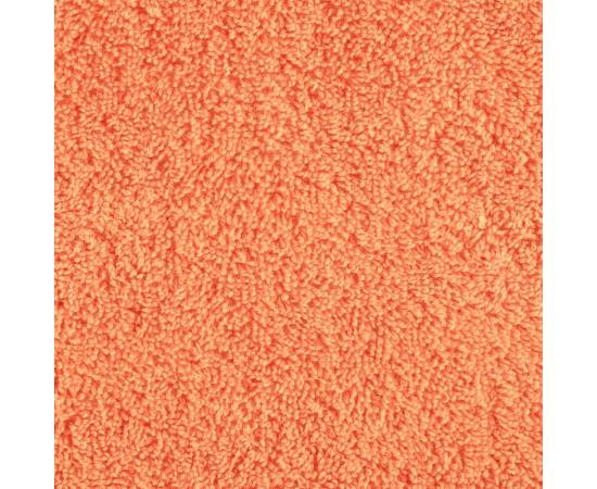 Prosoape mâini premium 4 buc. oranj 30x30cm 600 gsm 100% bumbac, 5 image