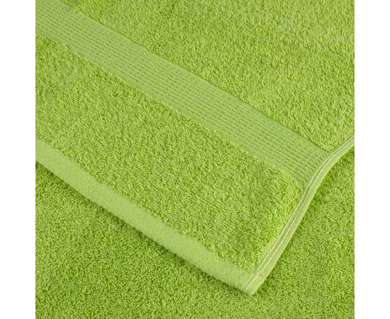 Prosoape mâini premium 10 buc verde 30x30cm 600 gsm 100% bumbac, 6 image