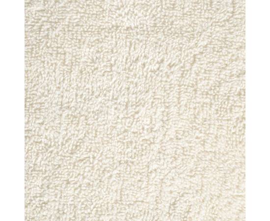 Prosoape mâini premium 4 buc. crem 30x30 cm 600 gsm 100% bumbac, 5 image