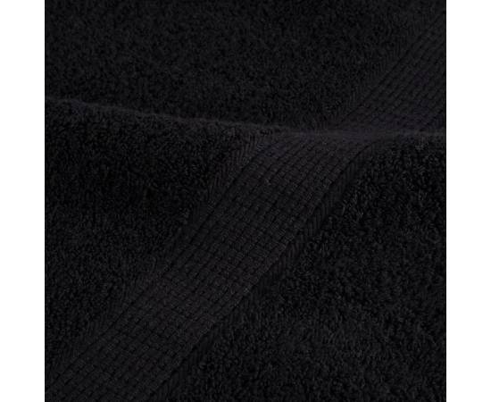 Prosoape premium 10 buc. negru 100x200 cm 600 gsm 100% bumbac, 7 image