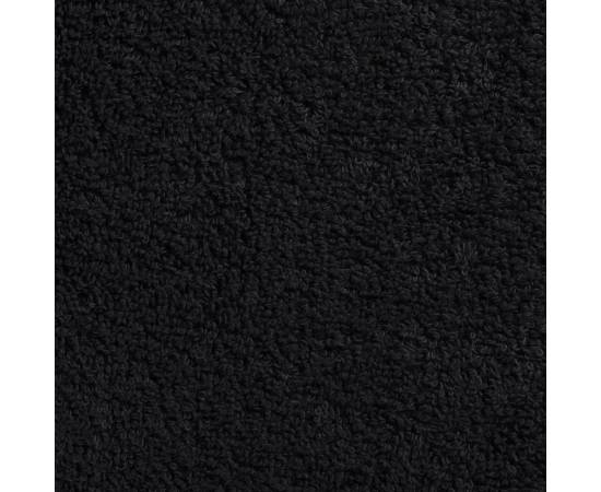 Prosoape premium 10 buc. negru 100x200 cm 600 gsm 100% bumbac, 5 image