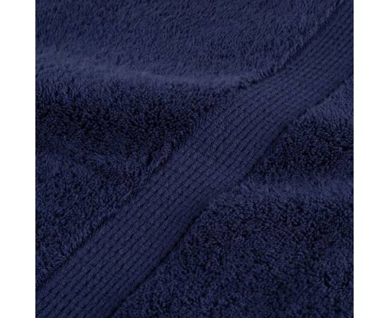 Prosoape premium 2 buc bleumarin 100x200cm 600gsm 100% bumbac, 7 image