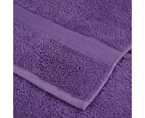 Prosoape premium 2buc. violet 100x200 cm 600 gsm 100% bumbac, 6 image