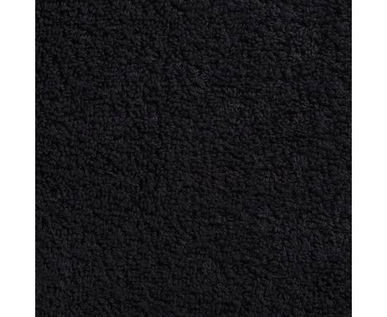 Prosoape mâini premium 10 buc negru 30x30cm 600 gsm 100% bumbac, 5 image