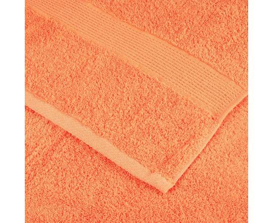 Prosoape mâini premium 10 buc oranj 30x30cm 600 gsm 100% bumbac, 6 image