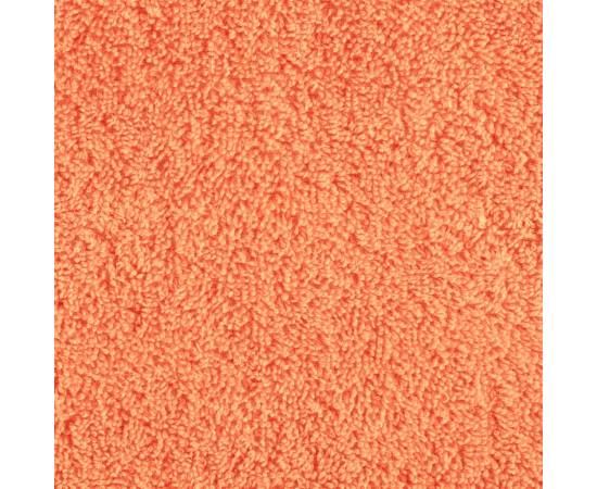 Prosoape mâini premium 10 buc oranj 30x30cm 600 gsm 100% bumbac, 5 image