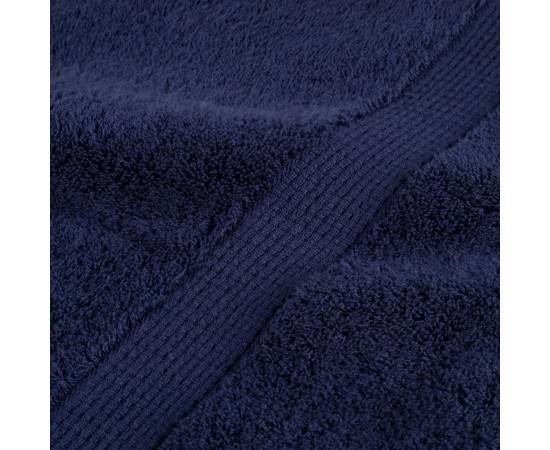 Prosoape premium 4 buc bleumarin 100x200cm 600gsm 100% bumbac, 7 image