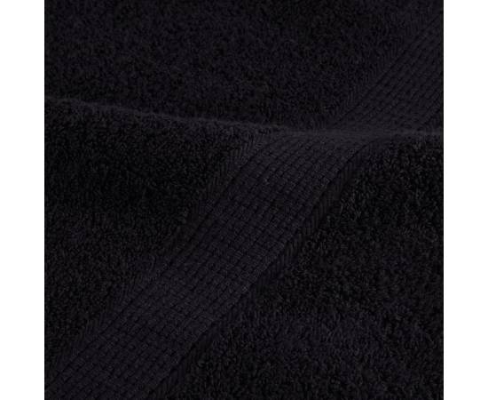 Prosoape premium 4 buc. negru 100x200cm 600gsm 100% bumbac, 7 image