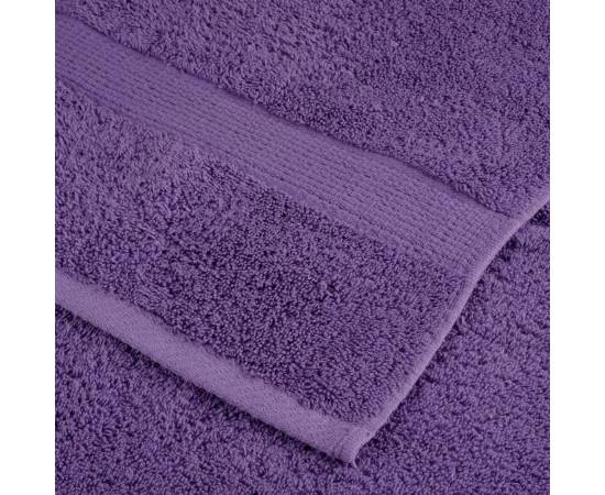 Set de prosoape premium, 6 piese, violet, 600 g/m² 100% bumbac, 5 image