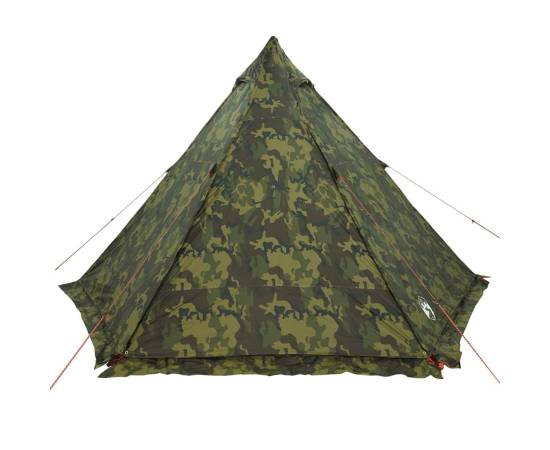 Cort de familie tipi pentru 6 persoane, camuflaj, impermeabil, 6 image