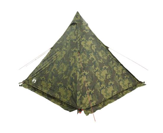 Cort de familie tipi pentru 6 persoane, camuflaj, impermeabil, 7 image