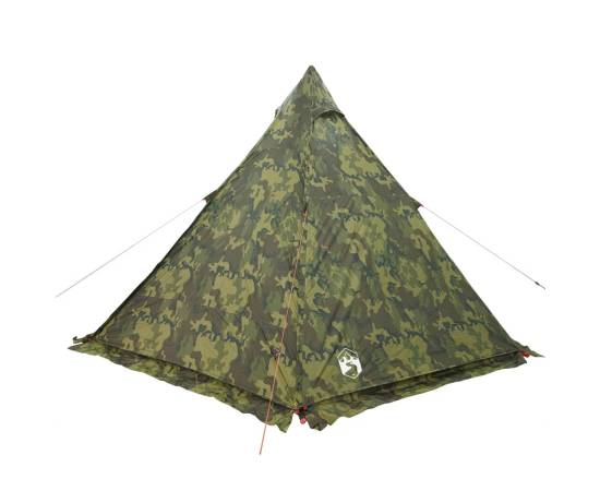 Cort de familie tipi pentru 6 persoane, camuflaj, impermeabil, 8 image