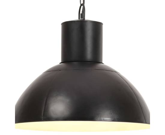 Lampă suspendată, negru, rotund, 48 cm, 25 w, e27