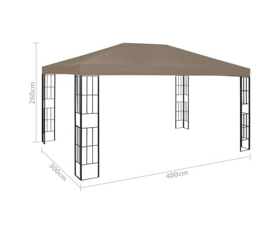 Pavilion, gri taupe, 4 x 3 m, 7 image