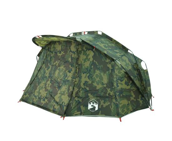 Cort de pescuit pentru 5 persoane, camuflaj, impermeabil, 5 image