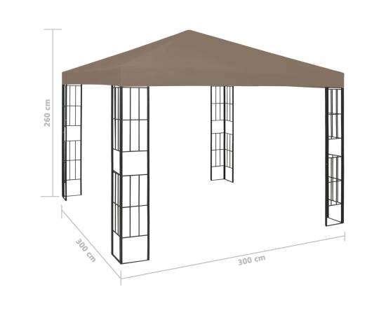 Pavilion, gri taupe, 3 x 3 m, 7 image