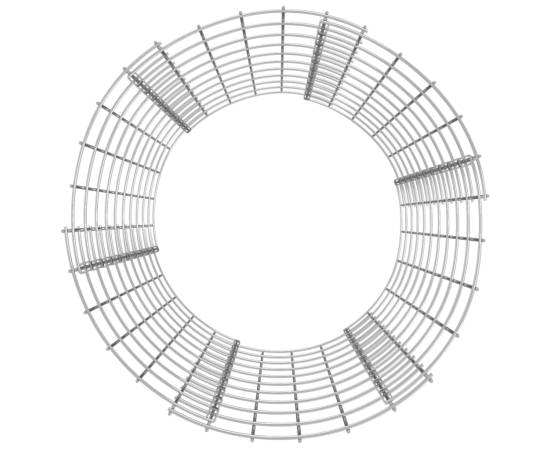 Stâlp de gabion, Ø50x100 cm, oțel galvanizat, circular, 4 image