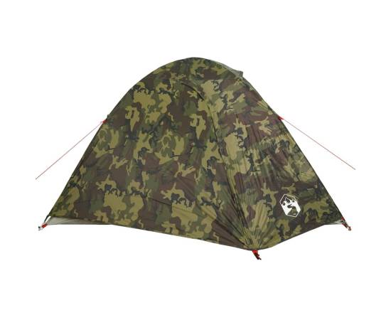 Cort de camping cupolă pentru 4 persoane, camuflaj, impermeabil, 7 image