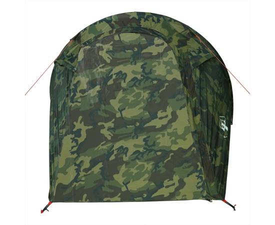 Cort de camping tunel pentru 3 persoane, camuflaj, impermeabil, 7 image