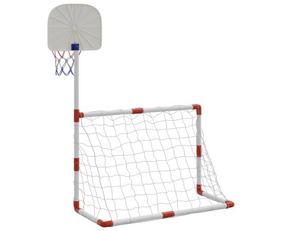 Set fotbal și baschet pentru copii cu mingi, 98x50x70 cm, 6 image