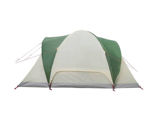 Cort de camping cupolă pentru 6 persoane, verde, impermeabil, 9 image