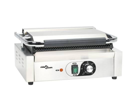 Grill panini cu striații, 43x30,5x20 cm, 2200 w, 6 image