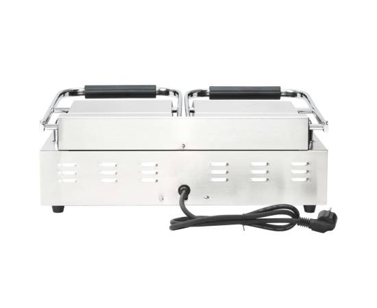 Grill panini dublu cu striații, 57x30,5x20 cm, 3600 w, 9 image