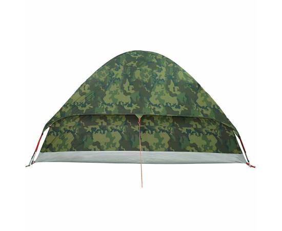 Cort de camping cupolă pentru 4 persoane, camuflaj, impermeabil, 10 image