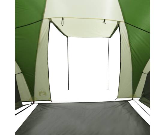 Cort de camping cupolă pentru 6 persoane, verde, impermeabil, 10 image