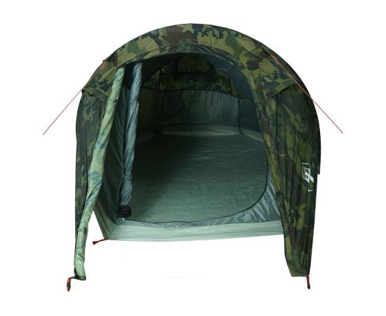 Cort de camping tunel pentru 2 persoane, camuflaj, impermeabil, 6 image